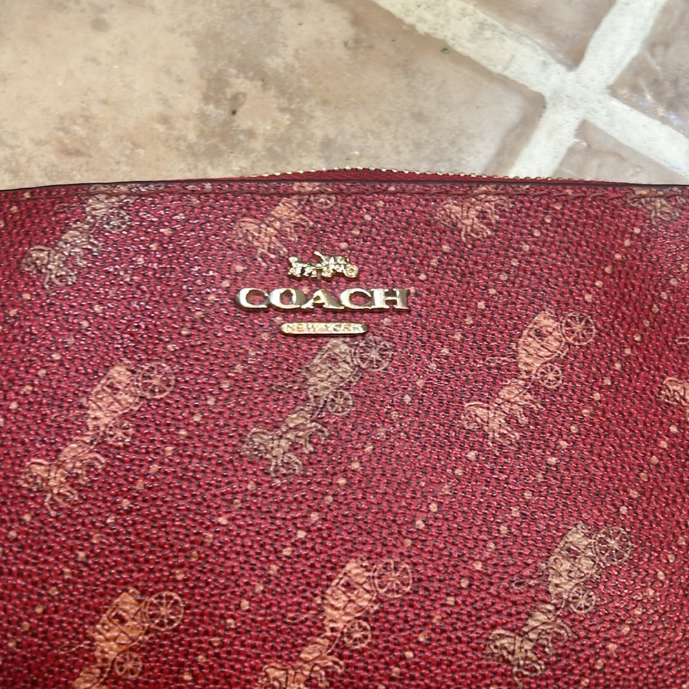 Coach wallet with strap